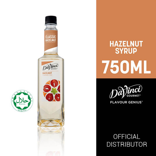 DaVinci Gourmet Hazelnut Syrup (750ml)