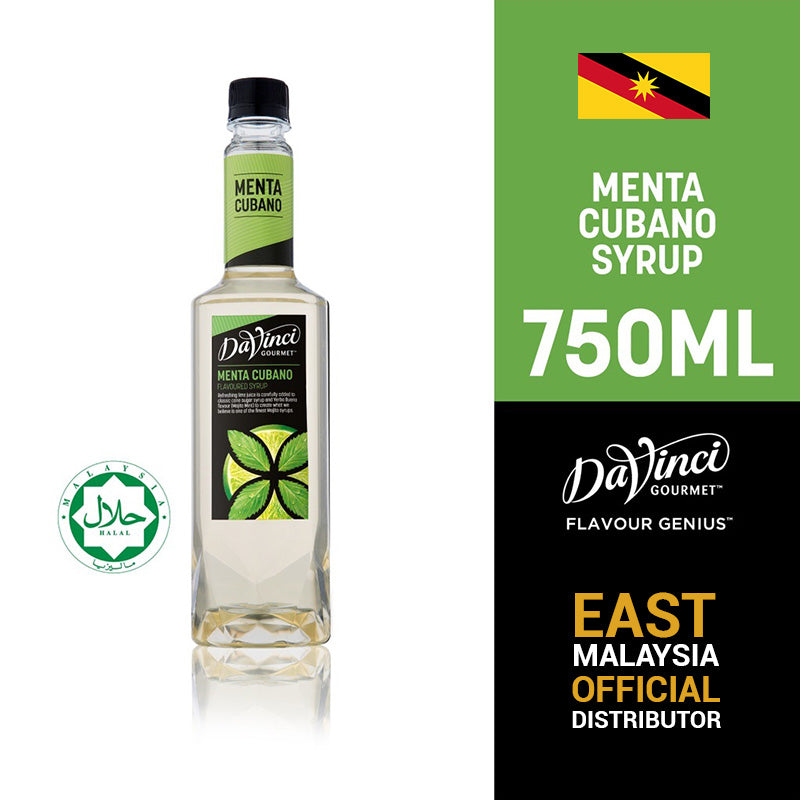 DaVinci Gourmet Menta Cubano Syrup (750ml)
