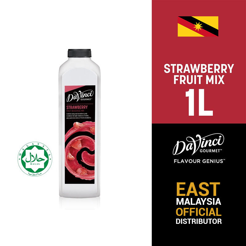 DaVinci Gourmet Strawberry Fruit Mix (1L)