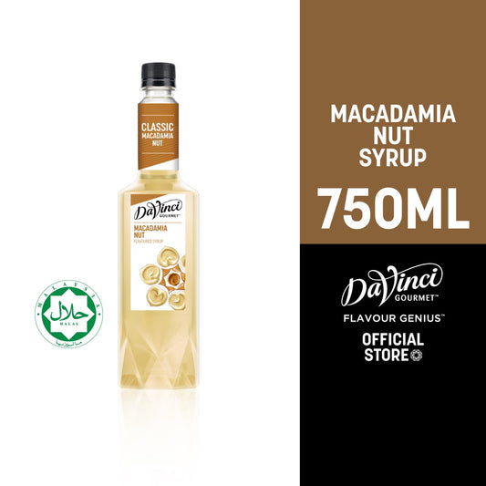 DaVinci Gourmet Macadamia Nut Syrup 750ml