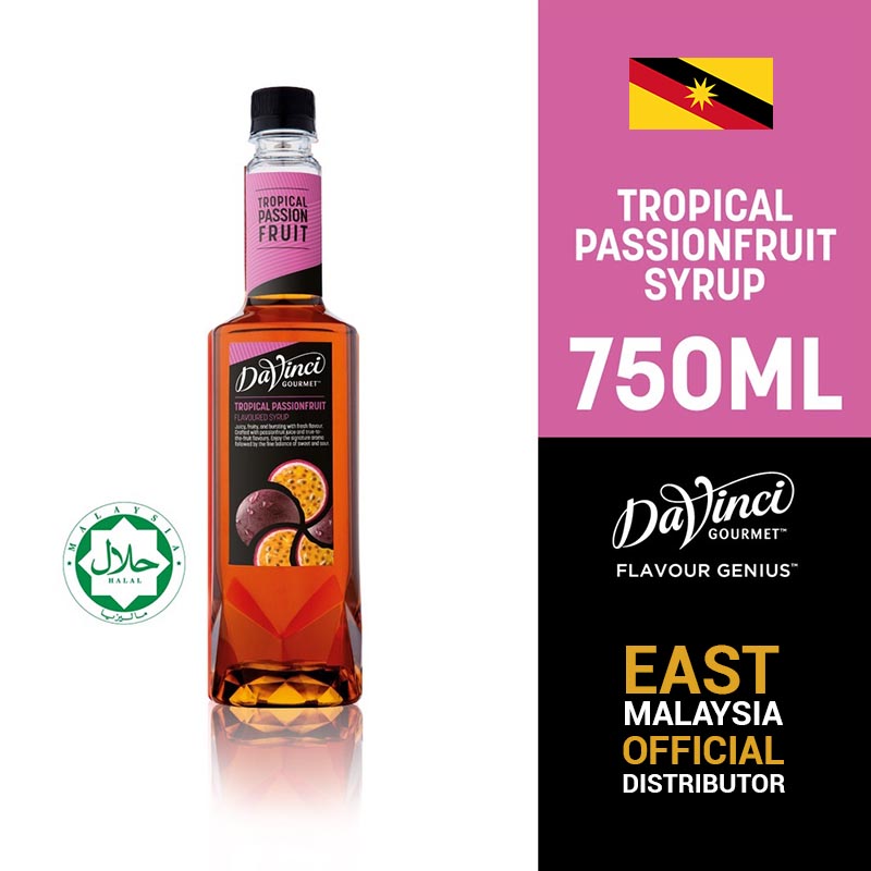 DaVinci Gourmet Tropical Passionfruit Syrup (750ml)