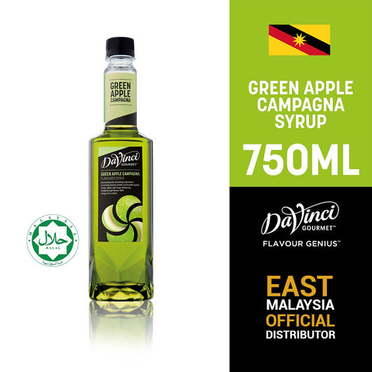 DaVinci Gourmet Green Apple Campagna Syrup (750ml)