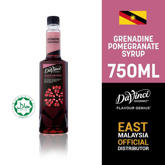 DaVinci Gourmet Grenadine Pomegranate Syrup (750ml)