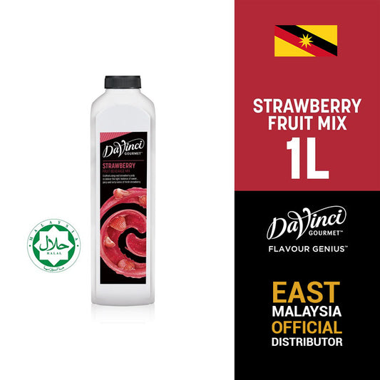 DaVinci Gourmet Strawberry Fruit Mix (1L)